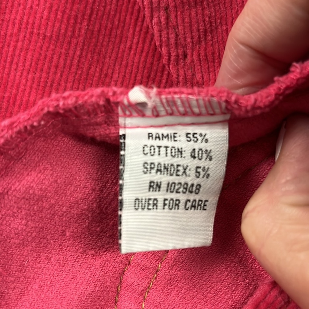 Tulle Anthropologie Pink Corduroy Blazer - Picture 7 of 9